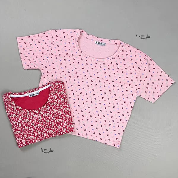 کراپ یقه گرد طرح ZARA — تصویر ۳