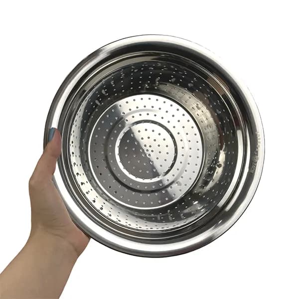 آبکش استیل یونیک سایز 24 — تصویر ۳