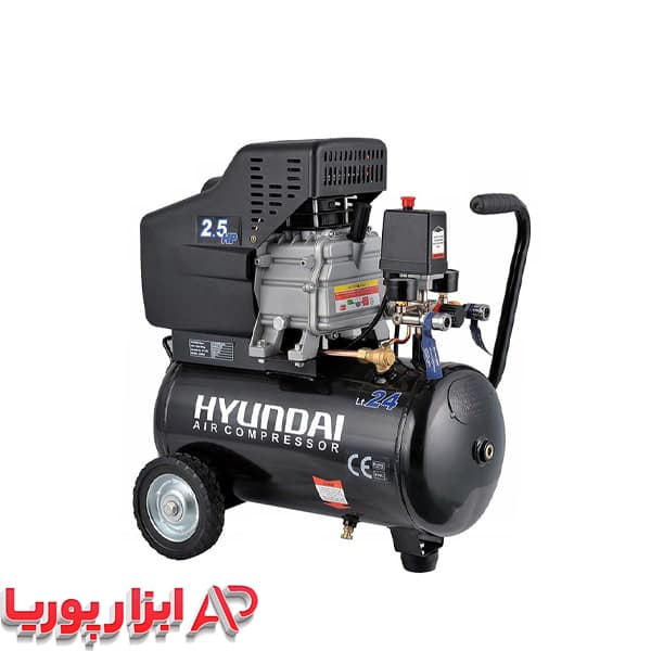 پمپ باد 25 لیتری هیوندای مدل AC-2425