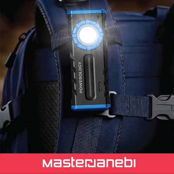 چراغ کار قابل حمل پاورولوژی PWZF8313GY Powerology Venus Portable Work Light — تصویر ۳