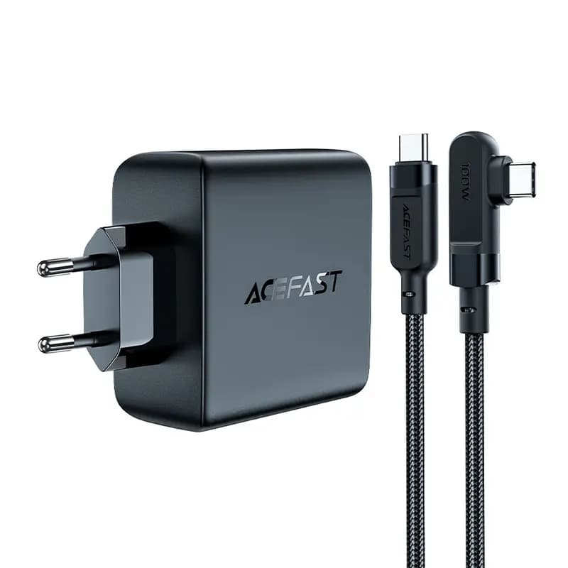شارژر دیواری ایس فست ACEFAST A37 PD100W GaN Fast Charger توان 100 وات همراه با کابل — تصویر ۶