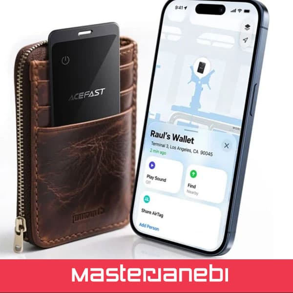 Acefast S3 Metal Card Positioning Device ردیاب هوشمند ایس فست — تصویر ۲
