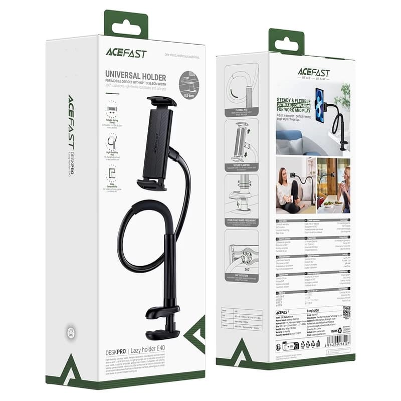 پایه نگهدارنده ایس فست Acefast E40 Desktop Universal Holder — تصویر ۷