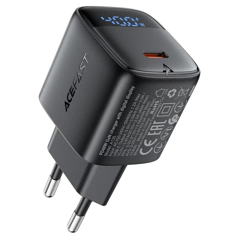 شارژر دیواری ایس فست ACEFAST A135 PD40W Fast Charger توان 40 وات — تصویر ۱۲