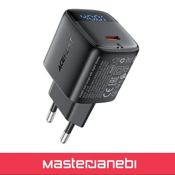 شارژر دیواری ایس فست ACEFAST A135 PD40W Fast Charger توان 40 وات