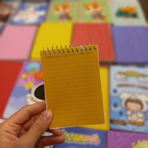 دفترچه یادداشت کوچک طرح ساده برند آرمان در مارکتینو