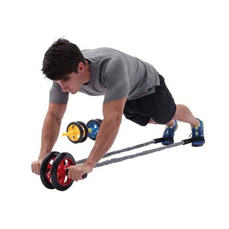 چرخ شکم دوبل لوتوس فیتنس AB Roller Wheel — تصویر ۳