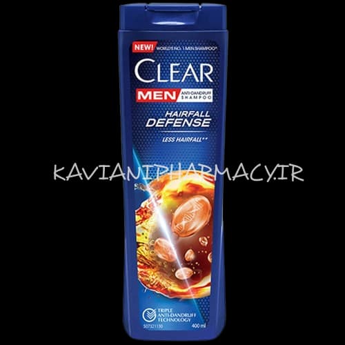 کلییر شامپو آقایان تقویت کننده مو 400 میل