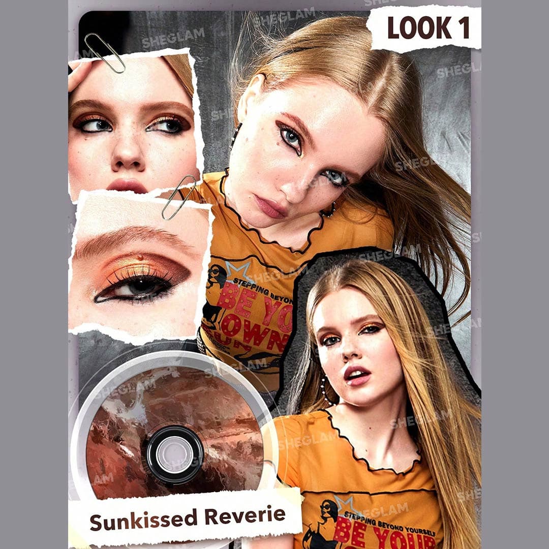 پالت سایه شیگلم سری Vinyl Pop مدل Sunkissed Reverie — تصویر ۲