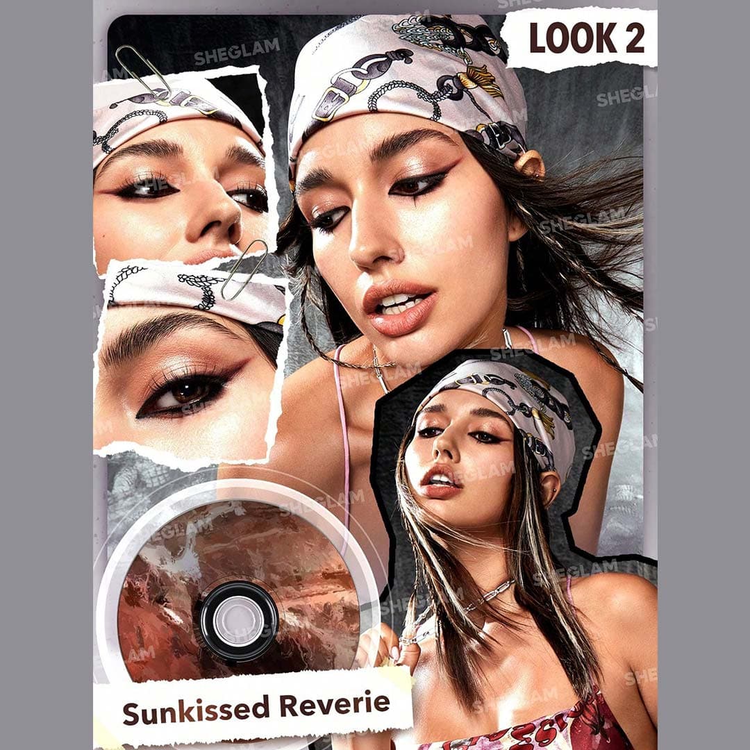 پالت سایه شیگلم سری Vinyl Pop مدل Sunkissed Reverie — تصویر ۳