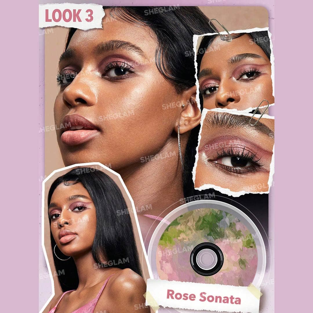 پالت سایه شیگلم سری Vinyl Pop مدل Rose Sonata — تصویر ۴