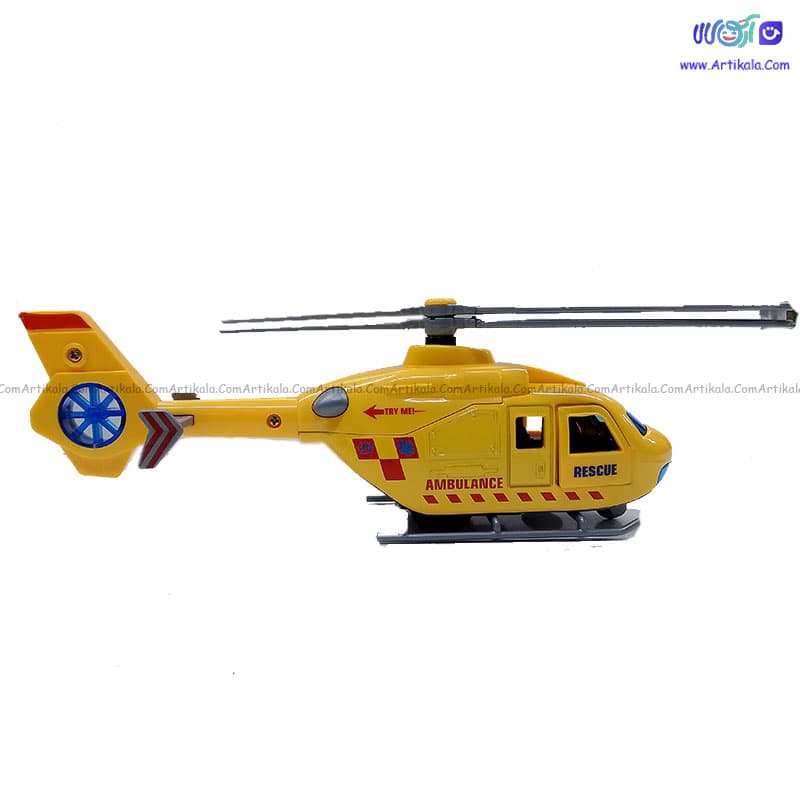 اسباببازی هلیکوپتر نجات آمبولانس کد XG879-207 — تصویر ۴