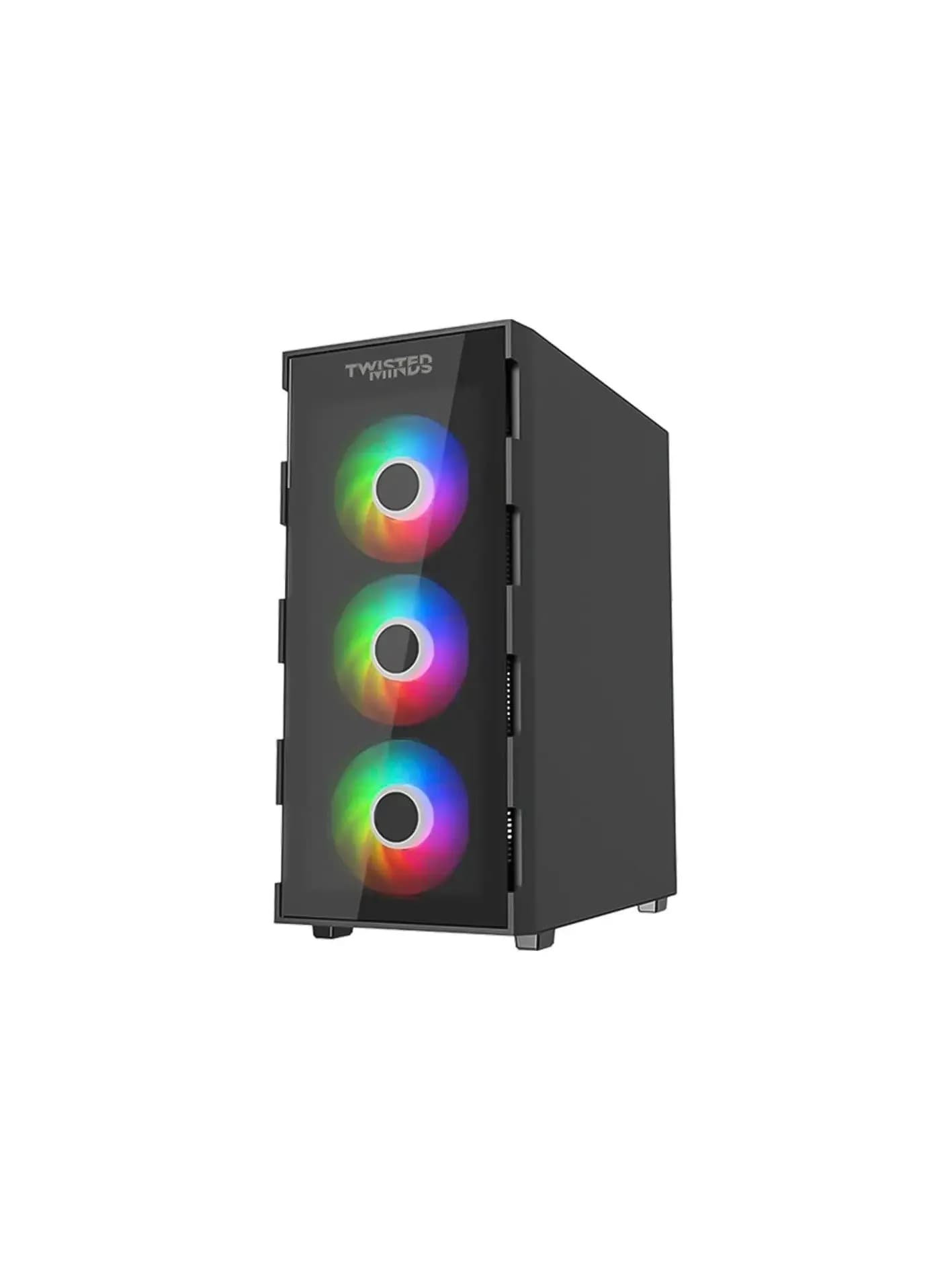 کیس کامپیوتر تویستد مایندز مدل Titan Glass TM-GM-III-B — تصویر ۲
