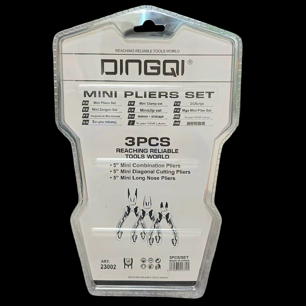 ست انبرآلات الکترونیکی 3 عددی 23002 DINGQI — تصویر ۲
