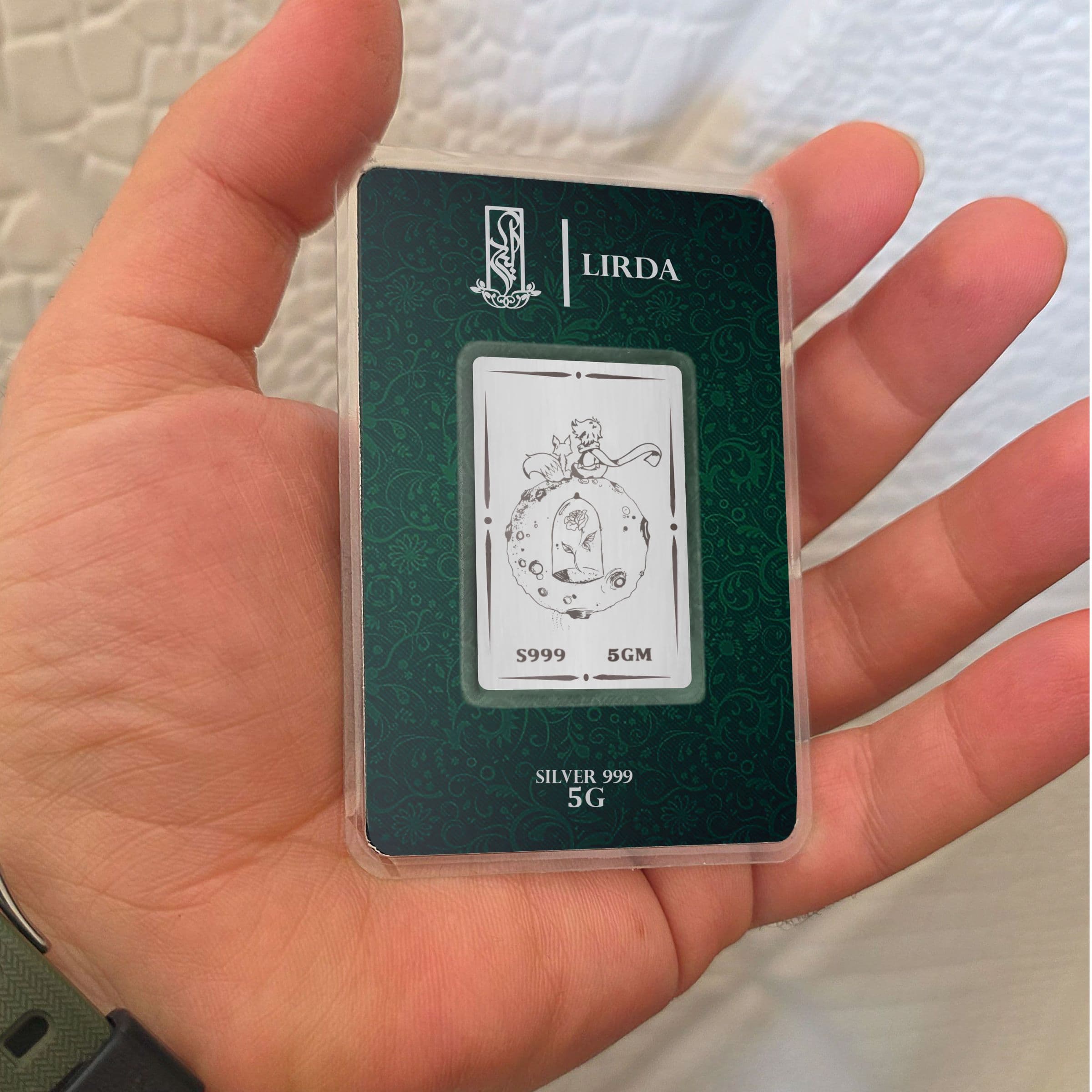 شمش نقره مدل شازده کوچولو 5 — تصویر ۳