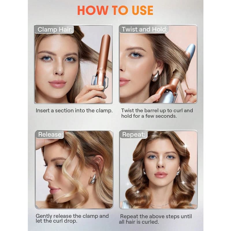 دستگاه فرکننده مو شیگلم مدل It-Curl Curling Iron — تصویر ۶
