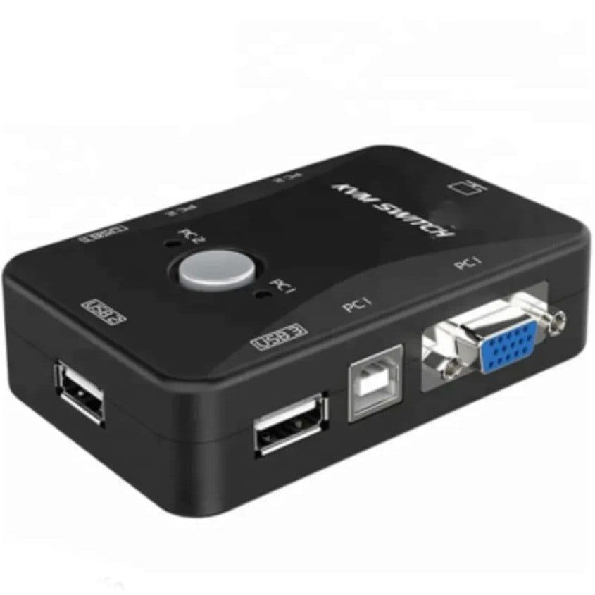 KVM سوئیچ 2 پورت USB دستی اورجینال کد 4111 — تصویر ۲
