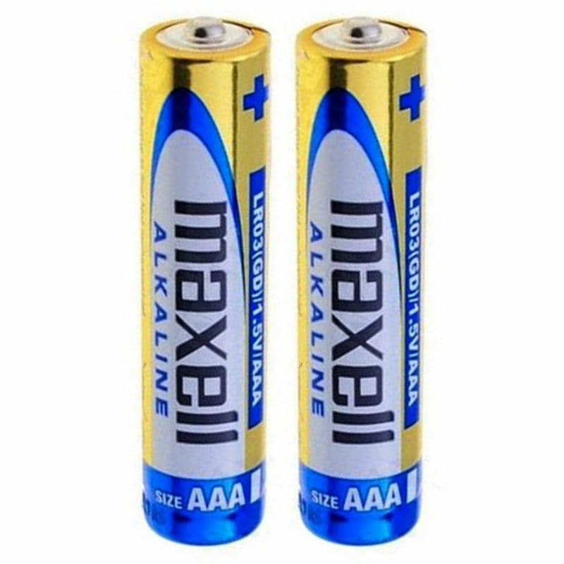 باطری نیم قلم مکسل مدل ALKALINE BATTERY بسته دو عددی کارتی کد 8107 — تصویر ۲