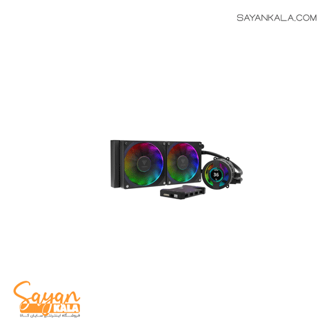 فن خنک کننده پردازنده گیم دیاس مدل CPU Cooler Fan GAMDIAS CHIONE p3 240U