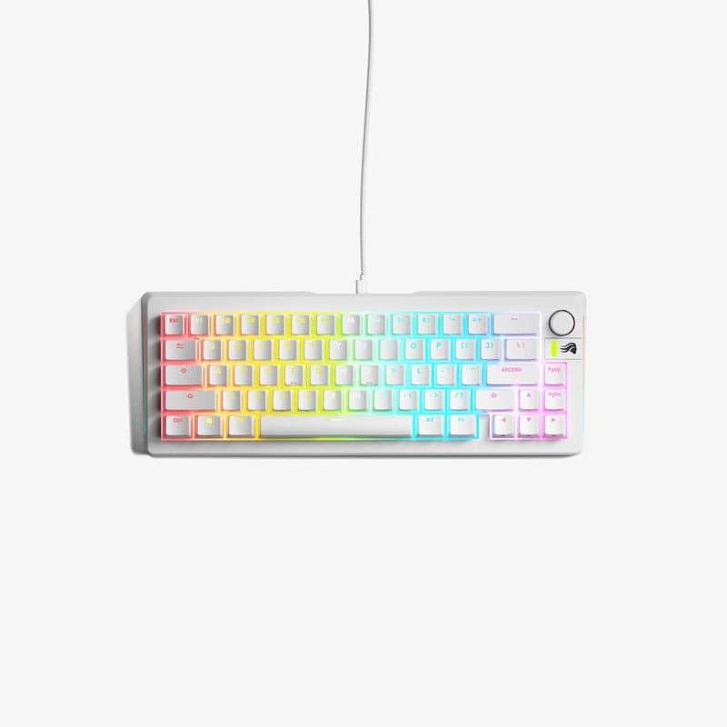 کیبورد Glorious GMMK 3 Prebuilt Keyboard 65% White