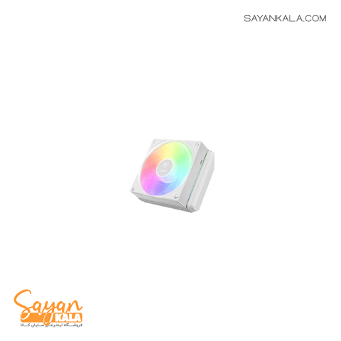 فن خنک کننده پردازنده گیم دیاس مدل CPU Cooler Fan GAMDIAS AURA GL 120 V2 WH — تصویر ۲