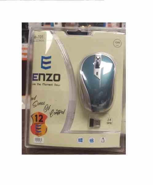 موس بیسیم ENZO مدل M705 ( رنگ ابی)