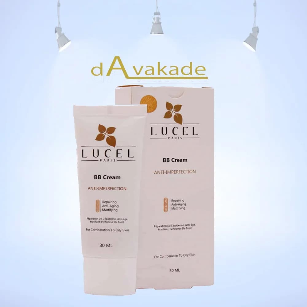 کرم ب ب رنگ روشن مناسب پوست چرب LUCEL لوسل