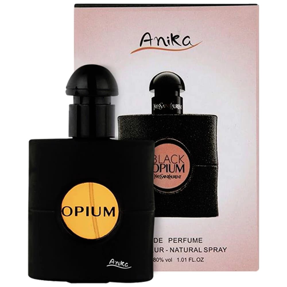 عطر جیبی زنانه آنیکا مدل Black Opium حجم 30 میلی لیتر — تصویر ۲