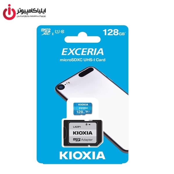 مموری کارت Micro SD کلاس U1 10 کیوکسیا مدل LMEX1L064GG2 ظرفیت 128 گیگ