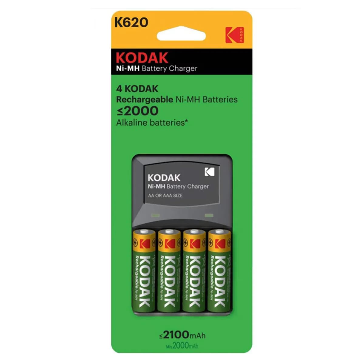 شارژر باتری کداک 4 عددی مدل K620