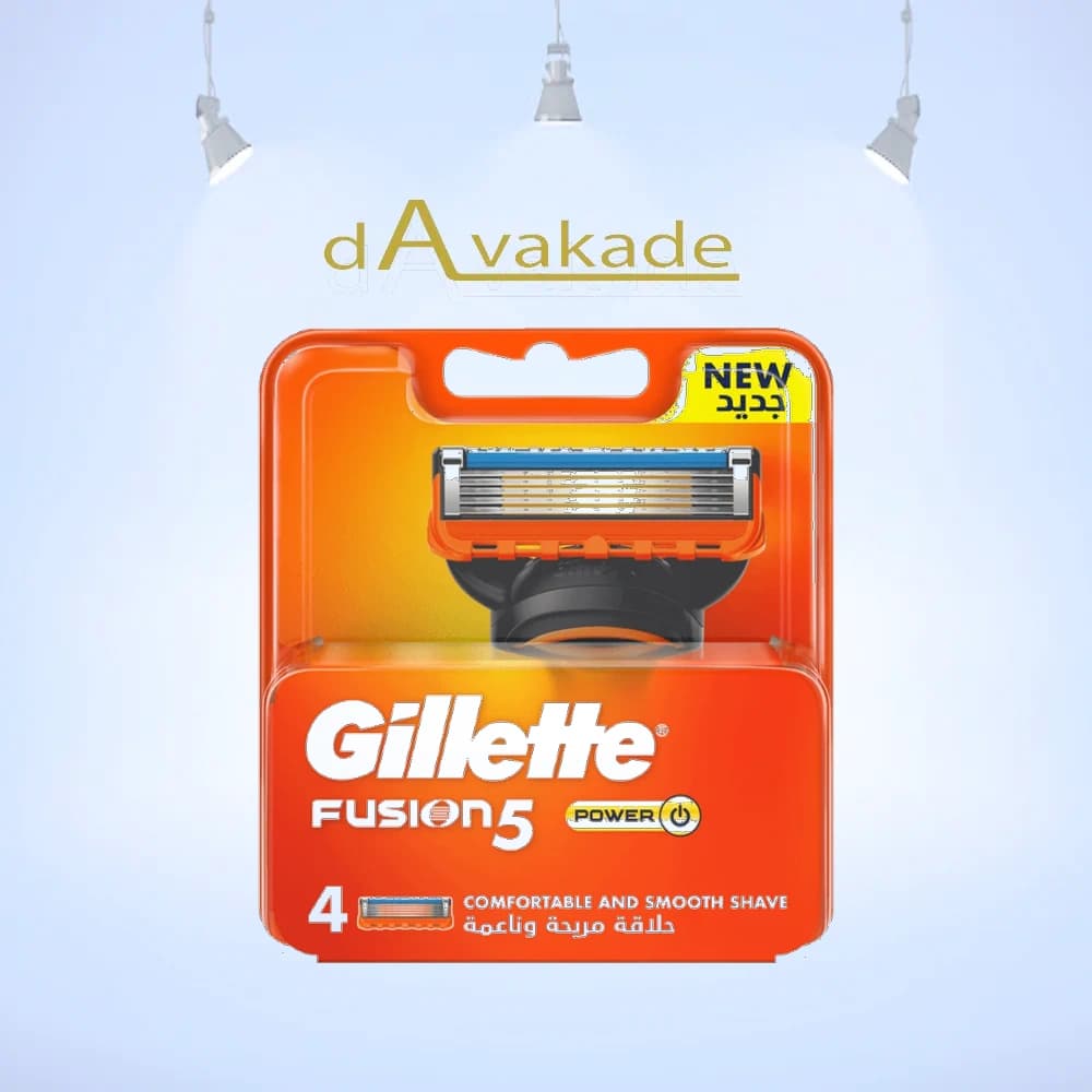 یدک چهار عددی فیوژن 5 پاور ژیلت GILLETTE POWER FUSION5