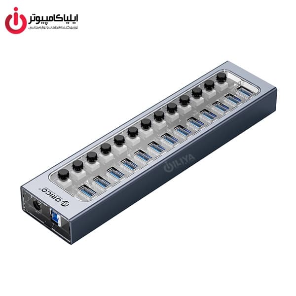 هاب USB3.0 سیزده پورت اوریکو مدل AT2U3-13AB — تصویر ۲