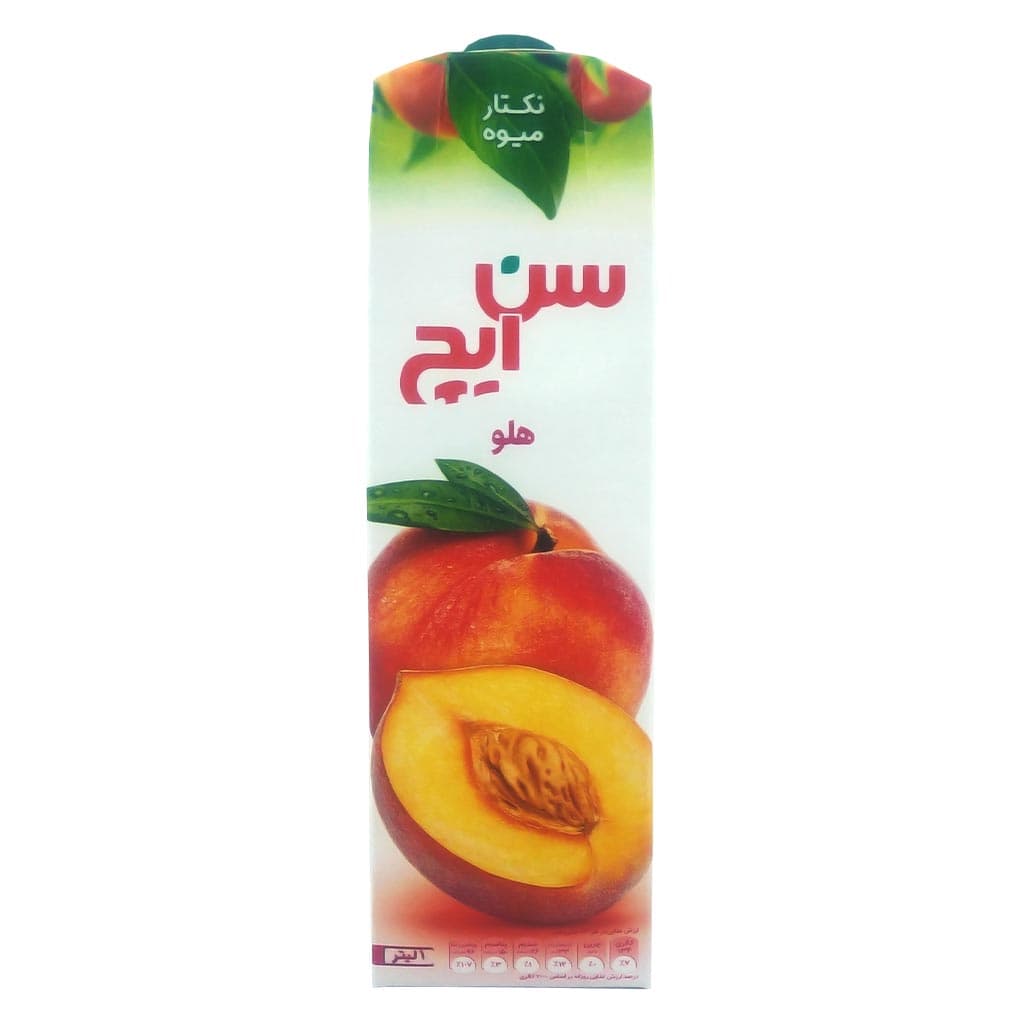 نکتار هلو سن ایچ حجم ۱ لیتر — تصویر ۲
