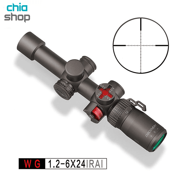 دوربین تفنگ دیسکاوری WG 1.2-6×24 IRAI — تصویر ۴