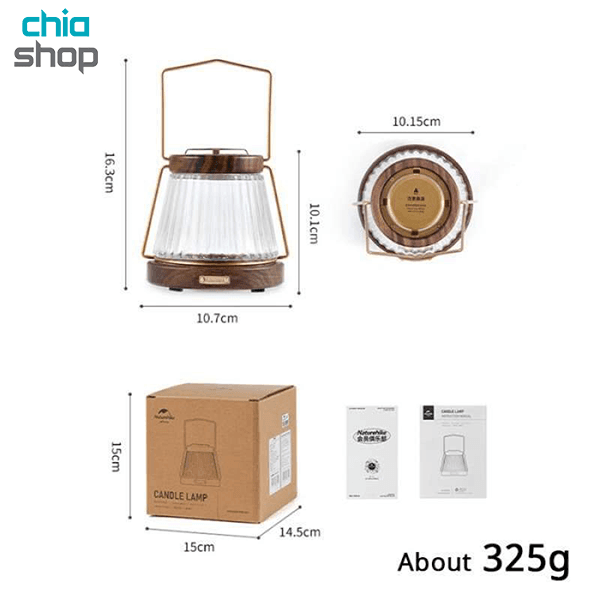 فانوس و چراغ شمعی نیچرهایک مدل CNH22DQ018 — تصویر ۳