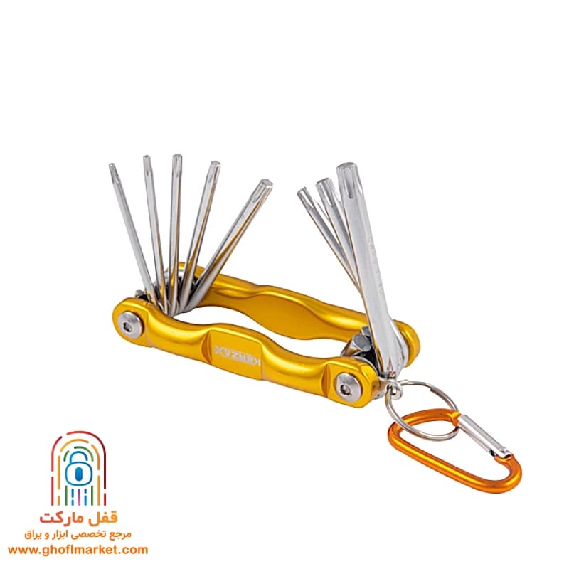 آچار آلن ستاره ای کنزاکس چاقویی 8 عددی مدل KTK-108 — تصویر ۴