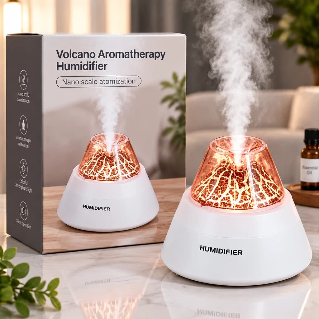 بخور رطوبت ساز مدل Volcano | بخور رطوبت ساز و خوشبو کننده برقی — تصویر ۵