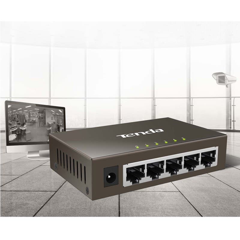سوییچ 5 پورت تندا مدل TEG1005D کد K17376 — تصویر ۷