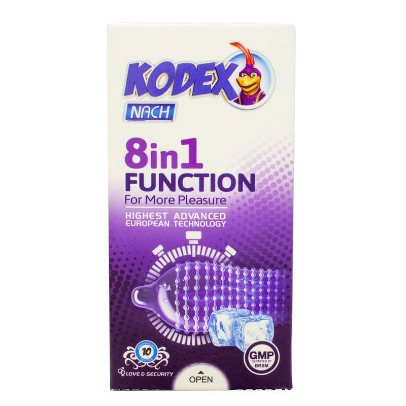 کاندوم ناچ کدکس مدل Function بسته 10 عددی — تصویر ۲