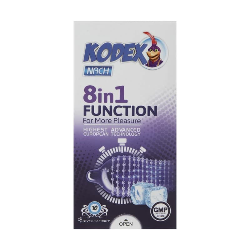 کاندوم ناچ کدکس مدل Function بسته 10 عددی — تصویر ۵