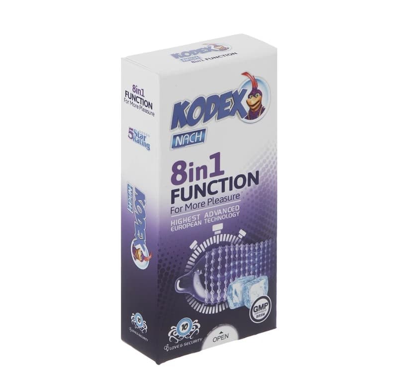 کاندوم ناچ کدکس مدل Function بسته 10 عددی — تصویر ۷