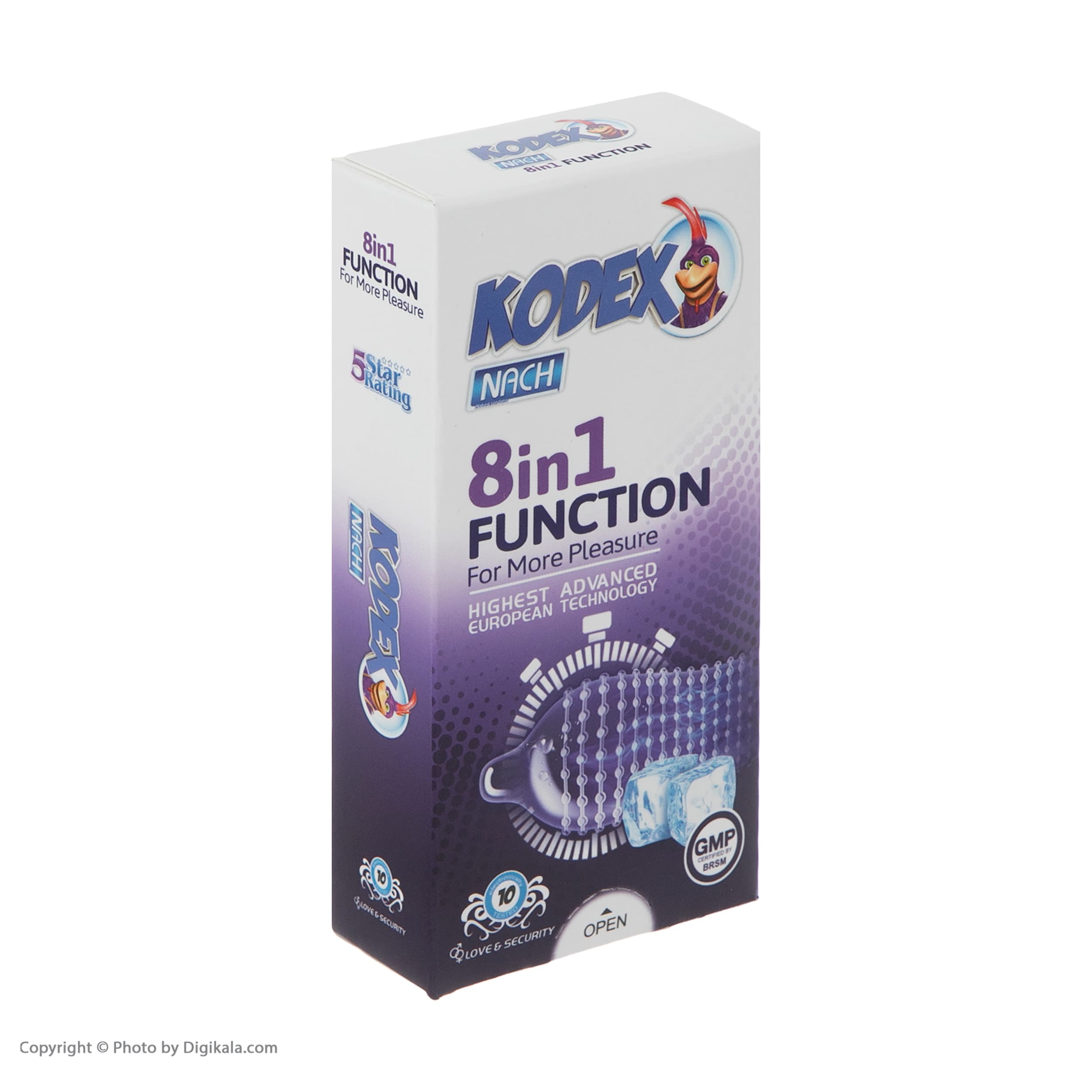 کاندوم ناچ کدکس مدل Function بسته 10 عددی — تصویر ۴