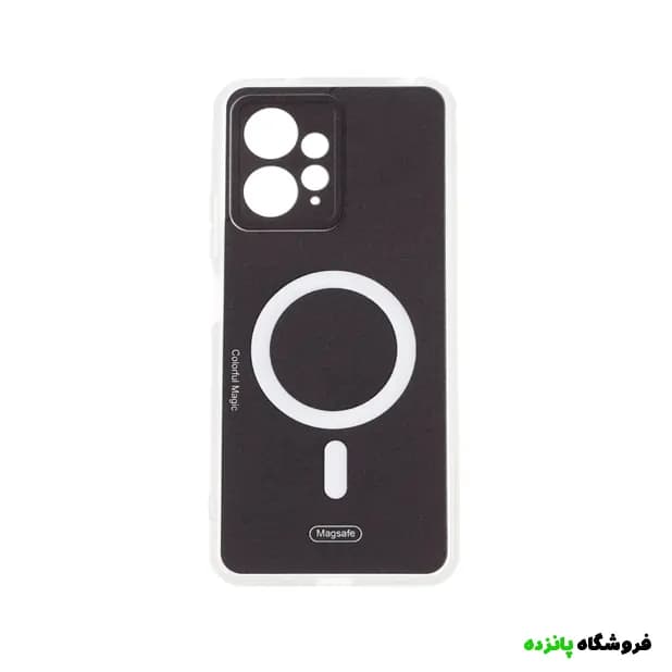 قاب مگ سیف شیائومی Redmi Note 12 محافظ لنزدار طرح Colorful Magic – مشکی