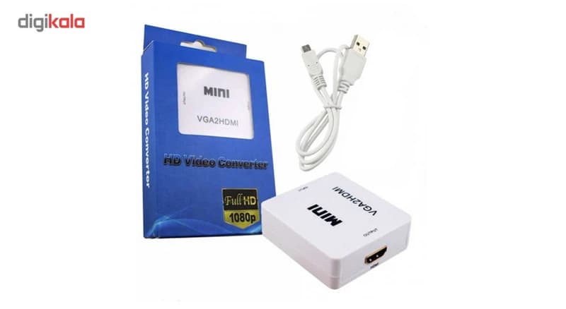 مبدل VGA به HDMI مدل Mini کد K17310 — تصویر ۳