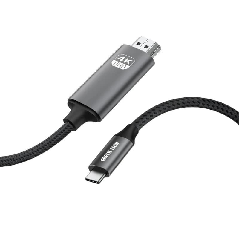 کابل تبدیل USB-C به HDMI گرین لاین مدل 4K طول 2 متر کد K17191 — تصویر ۳