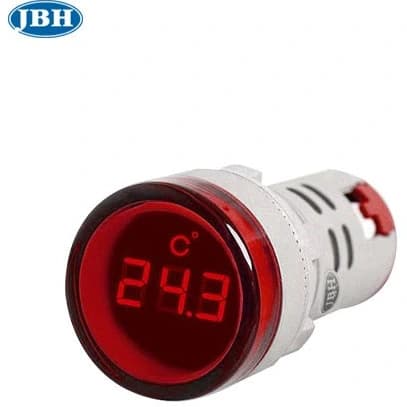 چراغ سیگنال ترمومتر گرد قطر 22 میلیمتر کد K17176 — تصویر ۳