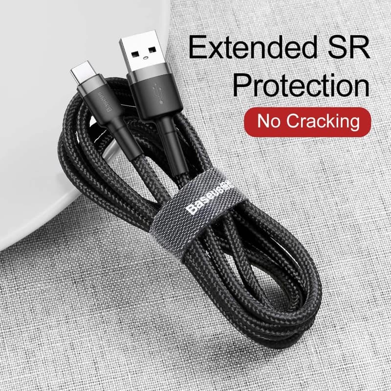 کابل تبدیل USB به USB-C باسئوس مدل CATKLF-UG1 Cafule طول 1 متر کد K17140 — تصویر ۸