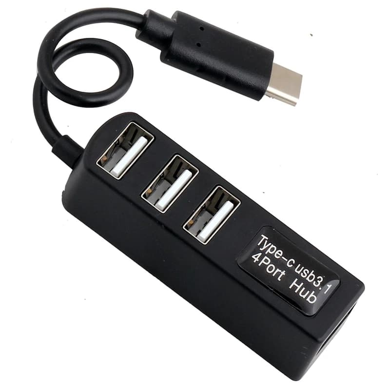 هاب USB 3.1 Type-C چهار پورت مدل P-101 کد K17069