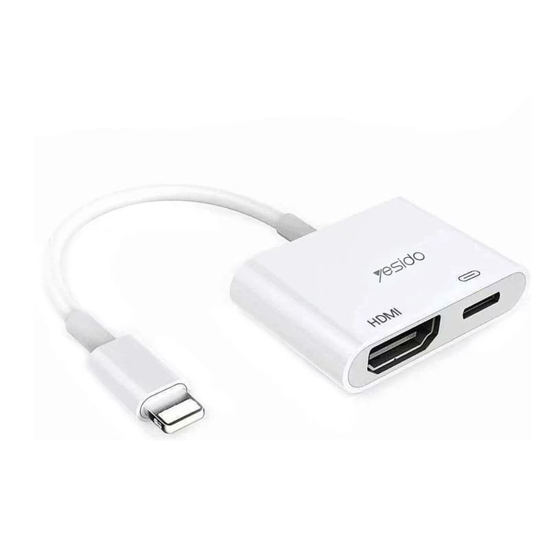 مبدل لایتنینگ به HDMI / لایتنینگ یسیدو مدل HM06 کد K17042