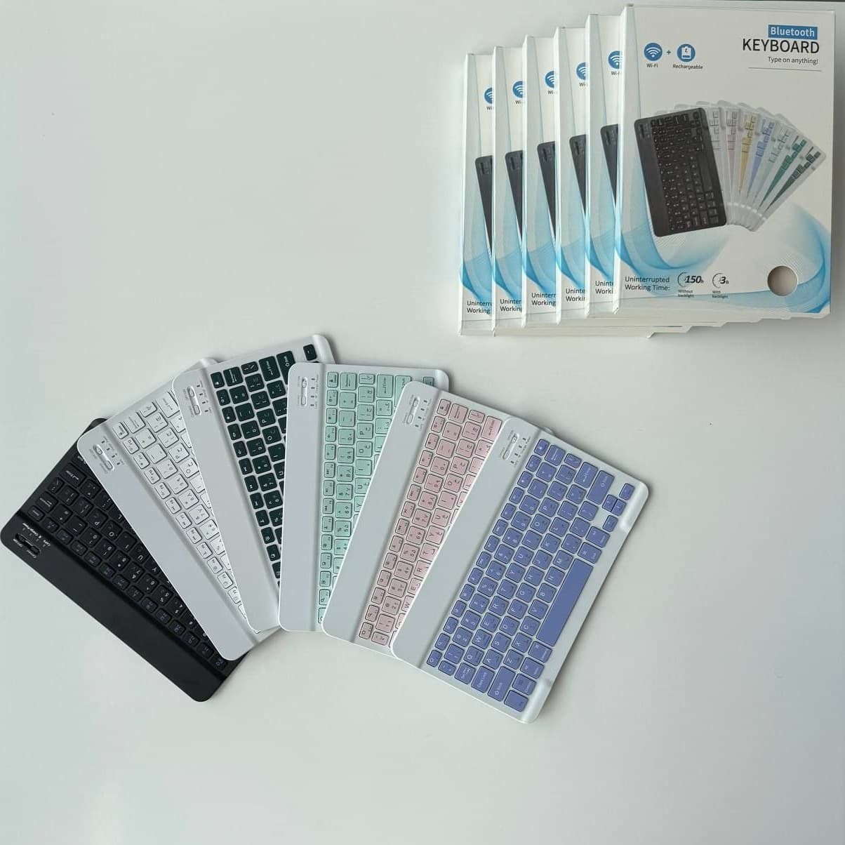 کیبورد بیسیم مدل Bluetooth Keyboard کد 16918